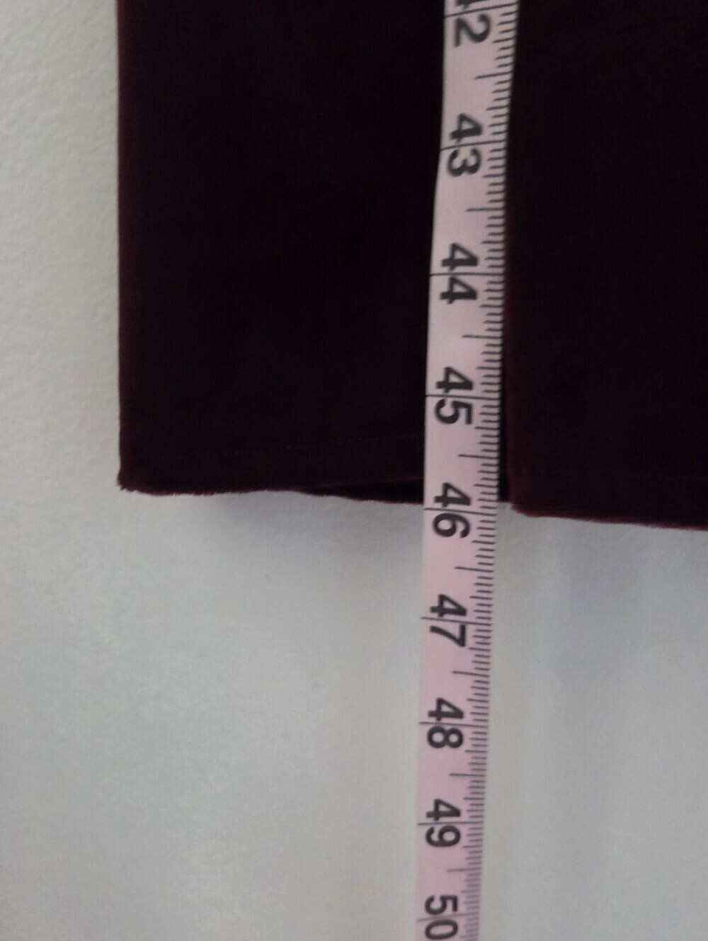 Molly Malloy Velvet Full Length Button-Front Dress in Deep Burgundy Medium - Picture 7 of 10